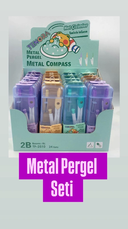 TENORA METAL PERGEL SETİ / 24LÜ STANT